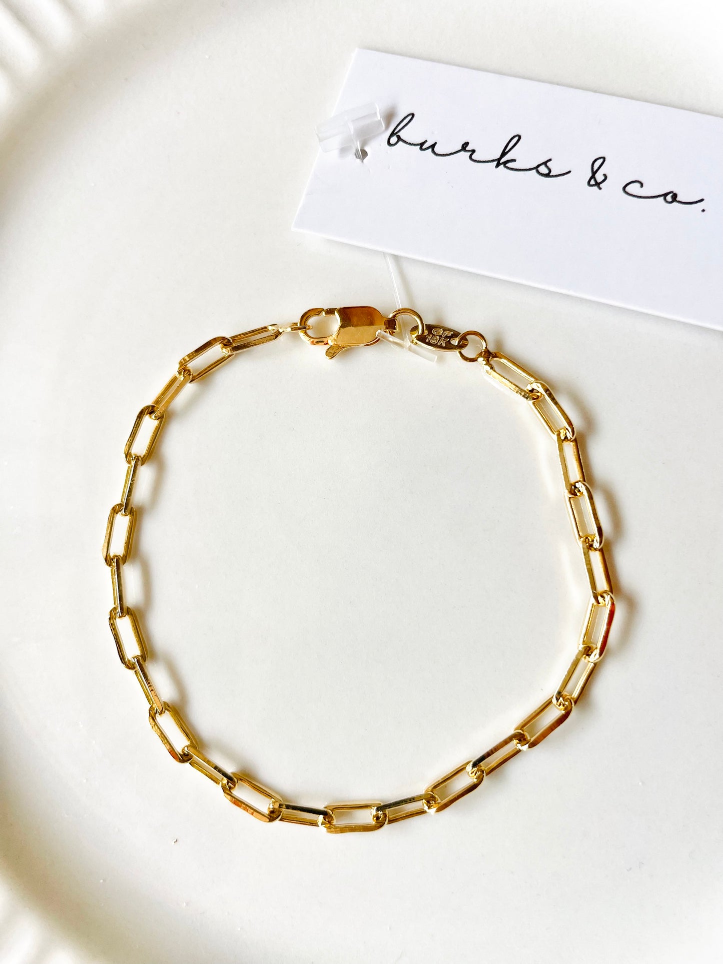 Paper clip bracelet