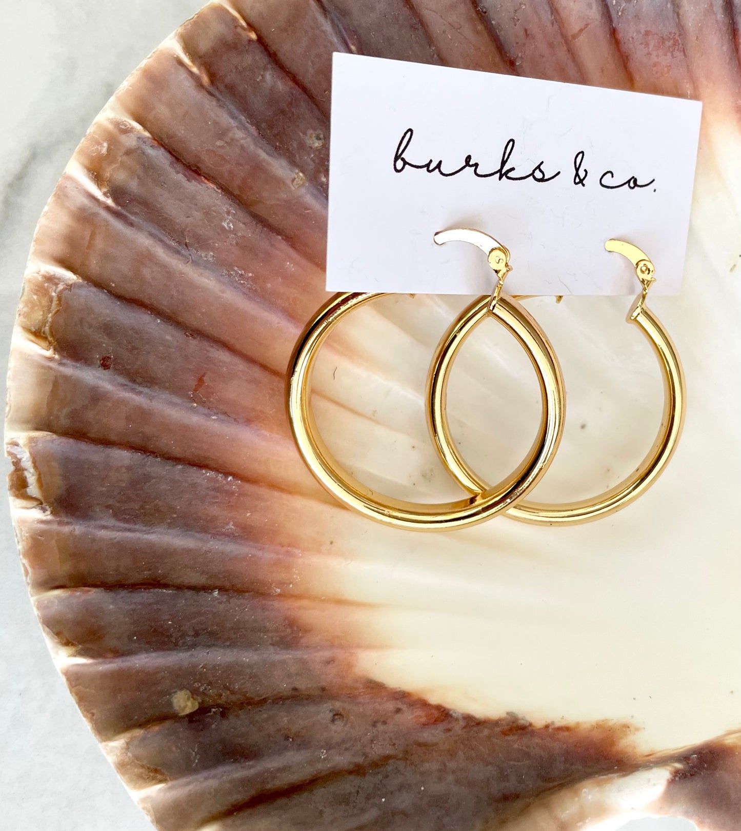 Hoop earrings