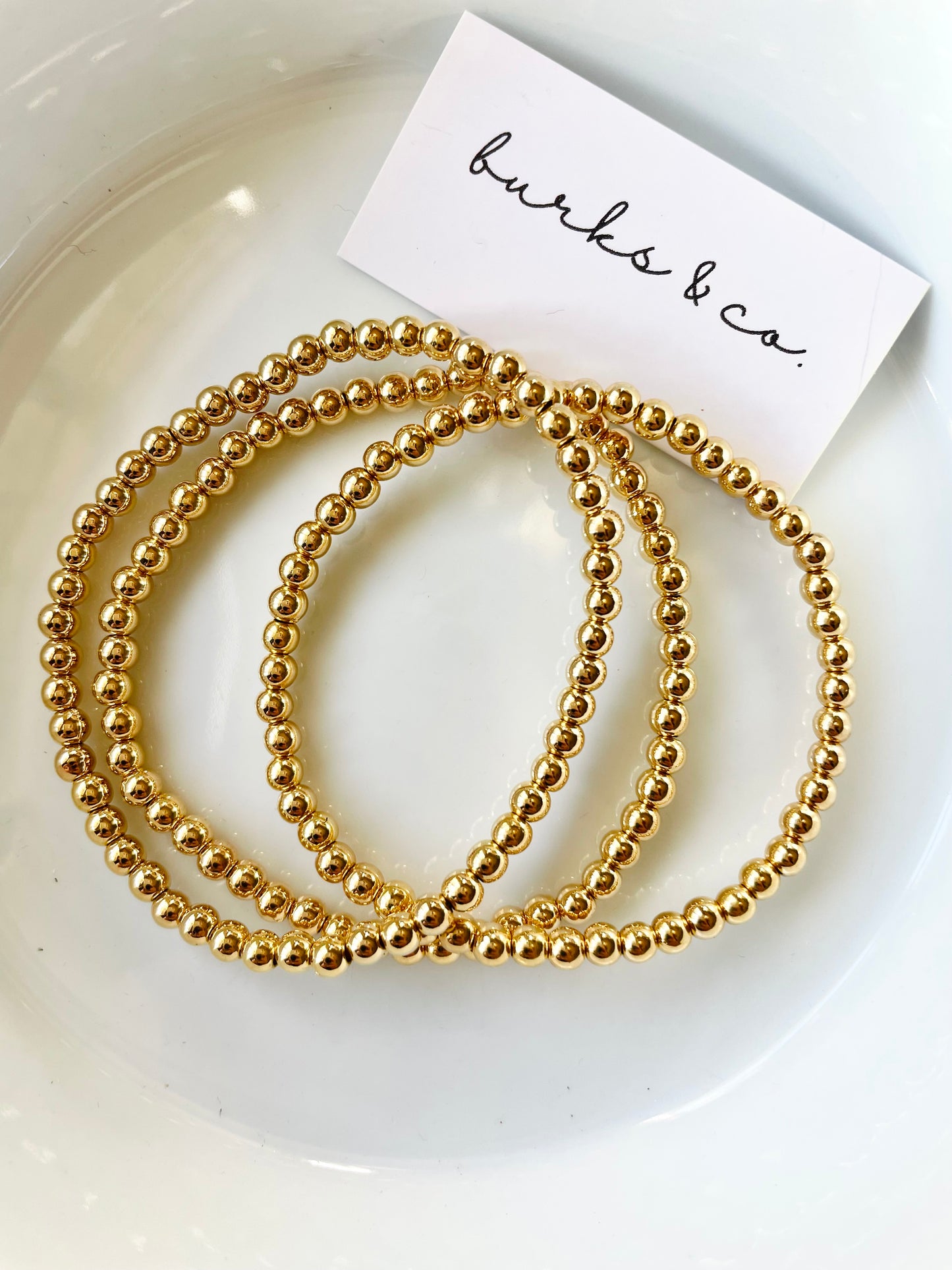 Beaded stretch bracelet