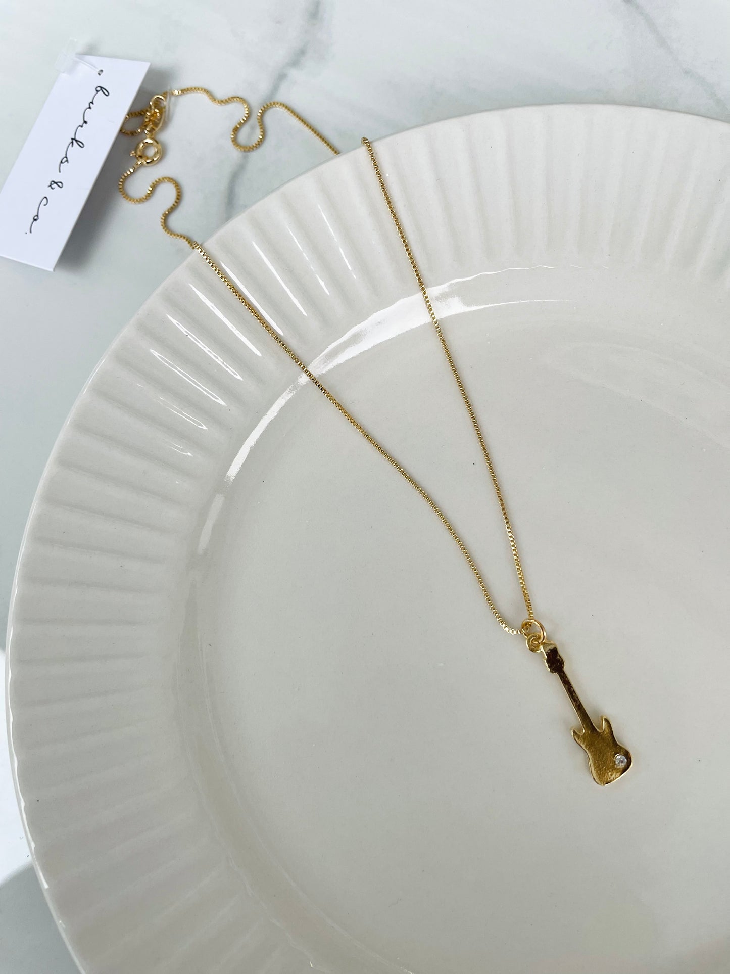 Guitar necklace