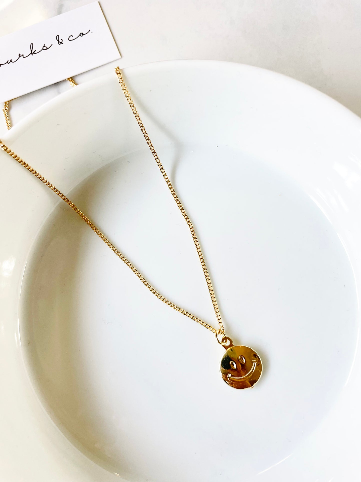Smiley necklace