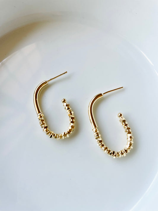 Nugget half hoops