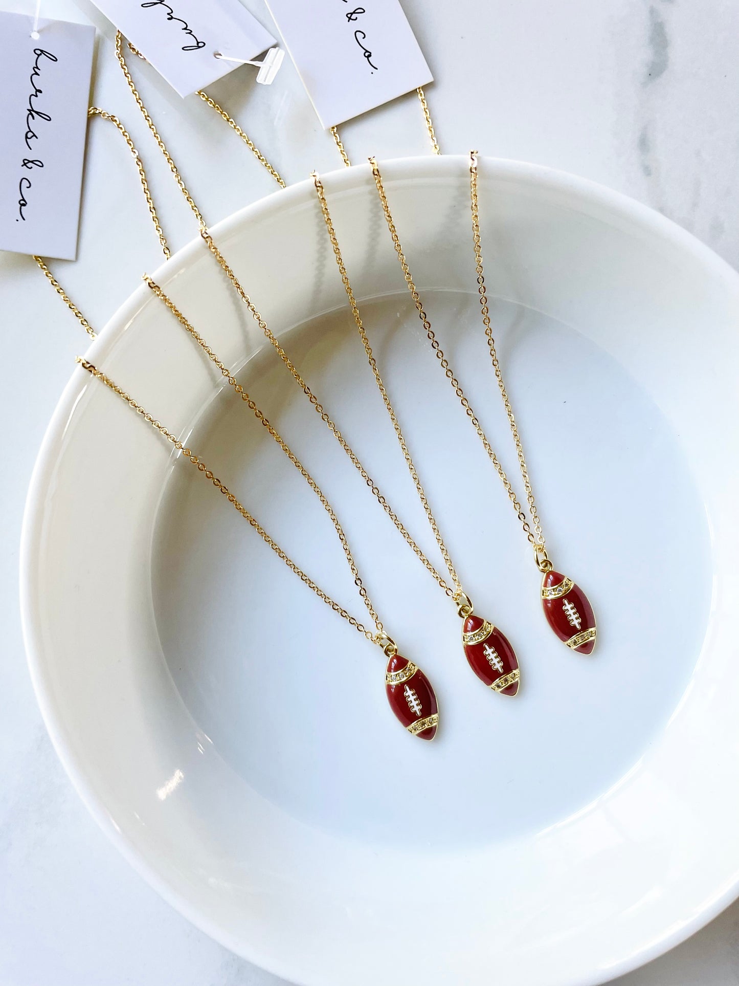 Football necklace
