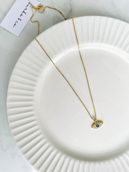Evil eye necklace