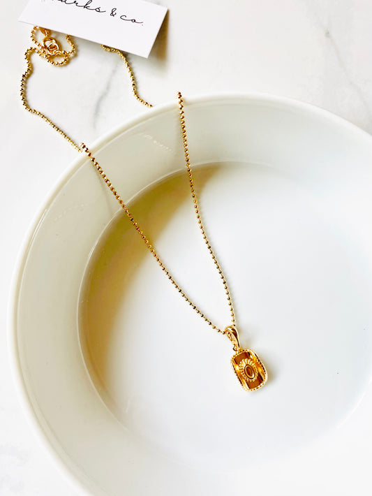 Cowboy hat necklace
