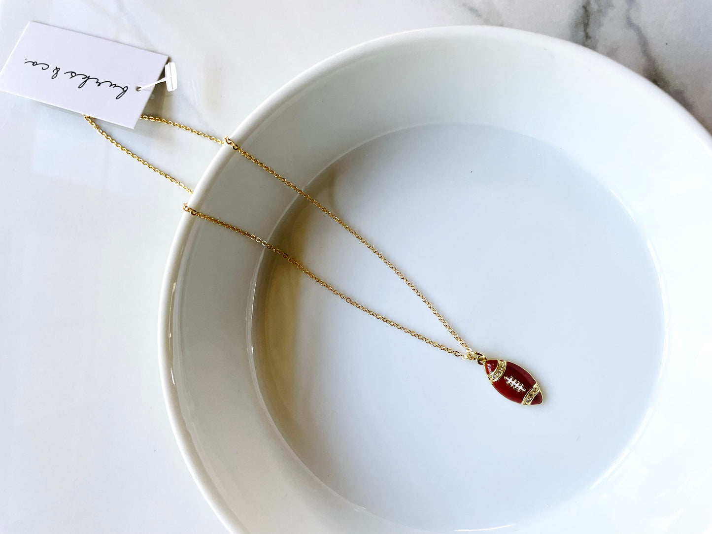 Football necklace