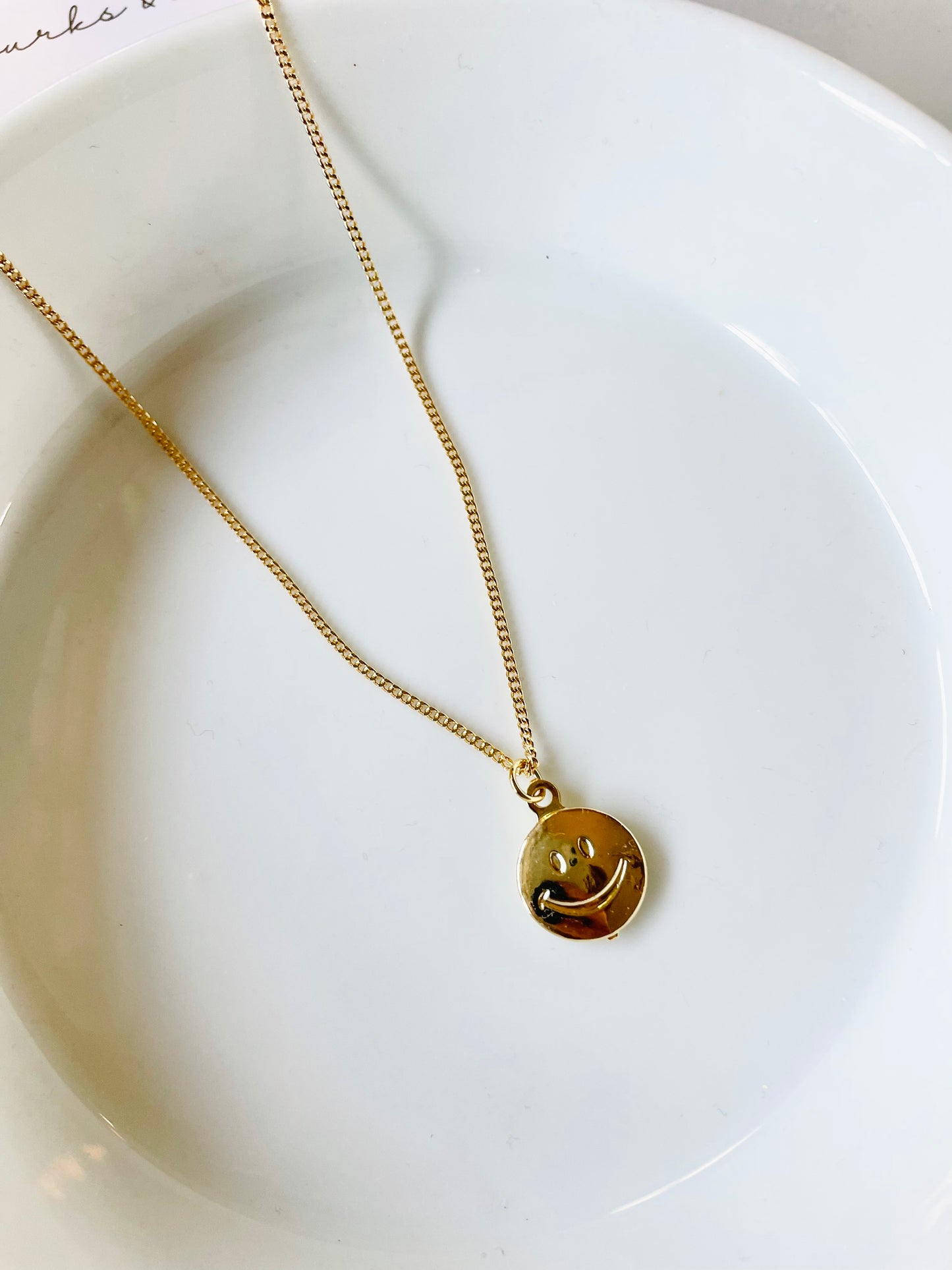 Smiley necklace