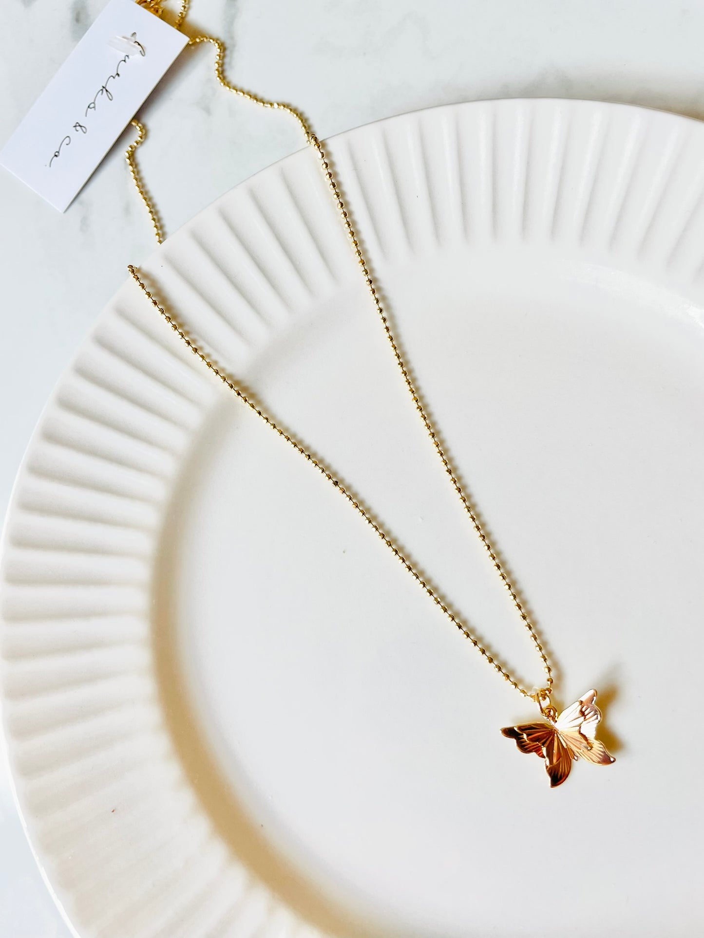 Butterfly necklace