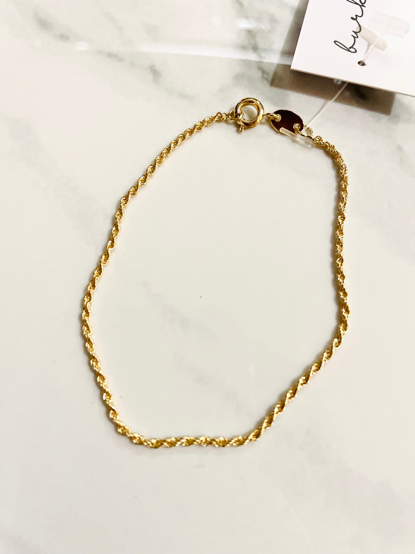 Rope bracelet