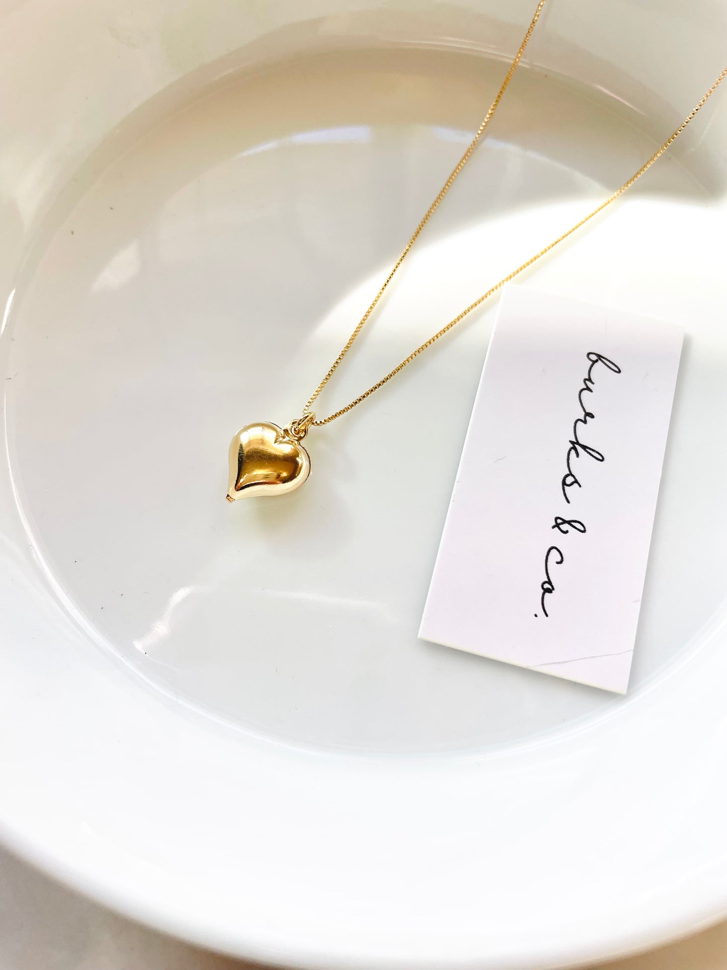 Bubble heart necklace