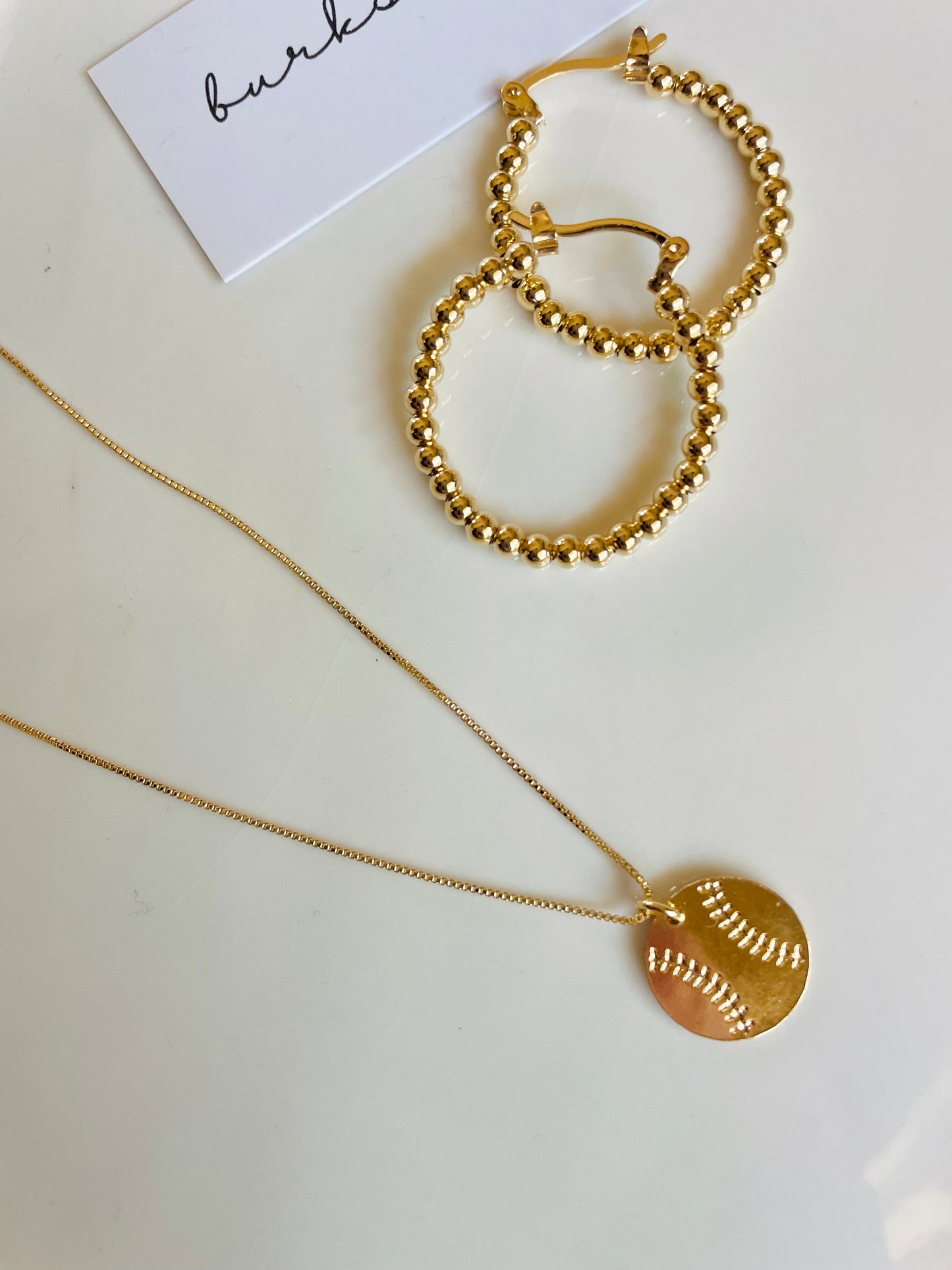 Baseball necklace